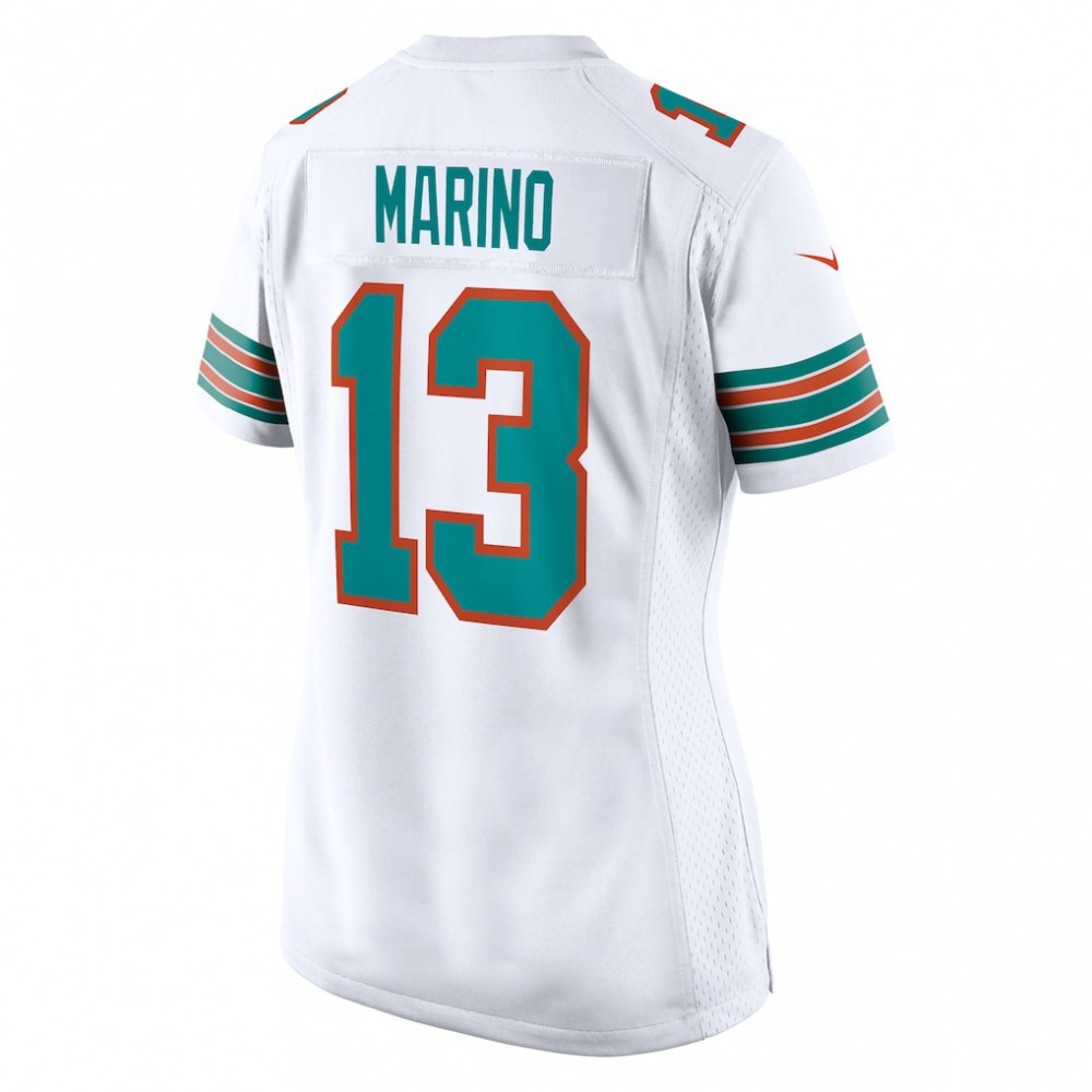 Dan Marino Miami Dolphins Nike Women's Retired Player Jersey - White-GridironStore